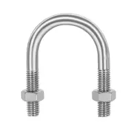 中锦科技 不锈钢U形螺丝U型卡管夹固定管卡 M6*133mm 套