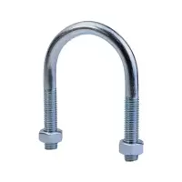 中锦科技 镀锌U型螺栓螺丝加长U形管夹管卡 M12*90*150mm 4.8级 套