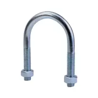 中锦科技 镀锌U型螺栓螺丝加长U形管夹管卡 M12*219*300mm 4.8级 套