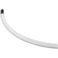 中锦科技 高压气管 PU双层阻燃气管耐高温防烫防火花软管焊接气管 Φ10*6.5mm白色50米盘