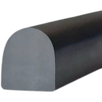 中锦科技 D型实心 密封胶条 25*15mm(宽*高)米