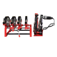 中锦科技 PE管热熔焊机 PE焊机手动对接焊机 (50)63-160[重型四环整机]带保压 台