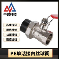 中锦科技 PE单活接球阀 内丝球阀 定制 个