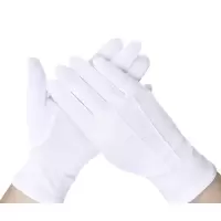炅奇纺 白礼仪手套 均码 付