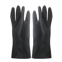 炅奇纺 耐酸碱乳胶手套 橡胶 付