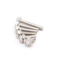 滇固 304不锈钢法兰面六角螺栓 M6×16mm 百个