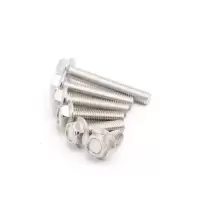 滇固 304不锈钢法兰面六角螺栓 M6×16mm 百个