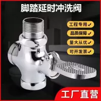 沃奈斯 Oh nice 脚踏阀 大便延时冲洗阀 合金款[进水口6分]小体 个