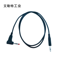 艾勒特工业 表线双头香蕉插头(黑股)表笔线 CD96-B/个