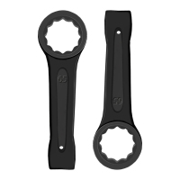 立伟铁牛敲击梅花扳手65mm/把