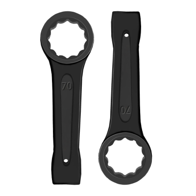 立伟铁牛敲击梅花扳手70mm/把