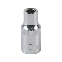 立伟铁牛1/4六角短套筒5mm/个