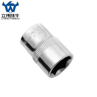 立伟铁牛3/8六角短套筒14mm/个