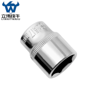 立伟铁牛3/8六角短套筒17mm/个