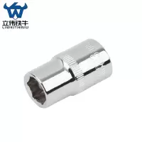 立伟铁牛1/2六角短套筒13mm/个
