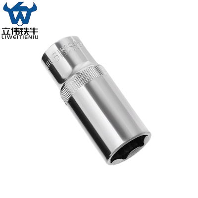 立伟铁牛3/8六角长套筒19mm/个