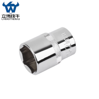 立伟铁牛1/2六角短套筒21mm/个
