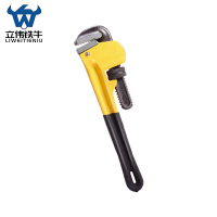 立伟铁牛重型沾塑管钳超大开口10寸/把