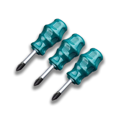 立伟铁牛绿胶炳螺丝刀6*38mm十字型/把