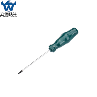 立伟铁牛绿胶炳螺丝刀T40米字型/把