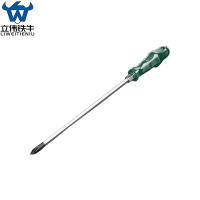 立伟铁牛绿胶炳螺丝刀8*250十字敲击型/把