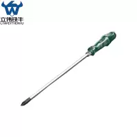 立伟铁牛绿胶炳螺丝刀8*250十字敲击型/把