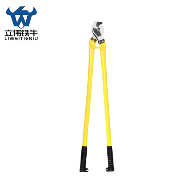 立伟铁牛工业级黄色电缆剪32寸/把