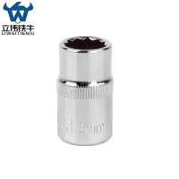 立伟铁牛1/2短梅花套简14mm/个