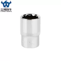 立伟铁牛1/2短梅花套简18mm/个