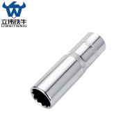 立伟铁牛1/2长梅花套筒17mm/个