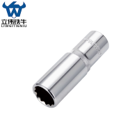 立伟铁牛1/2长梅花套筒18mm/个