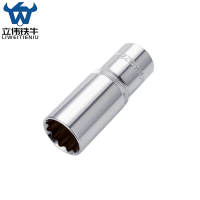 立伟铁牛1/2长梅花套筒22mm/个