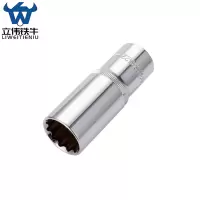 立伟铁牛1/2长梅花套筒22mm/个