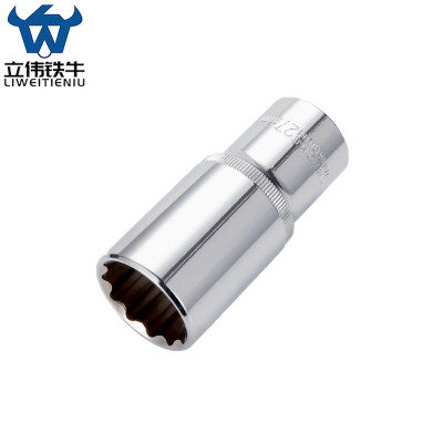 立伟铁牛1/2长梅花套筒27mm/个