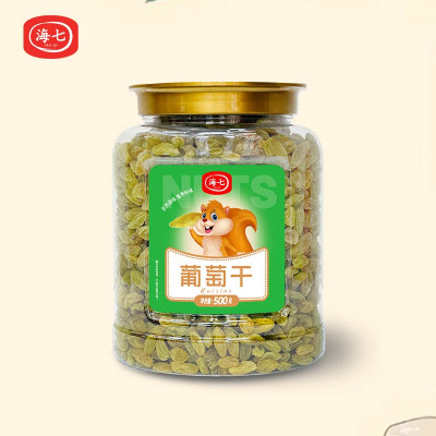 海七水果蜜饯葡萄干500g瓶装