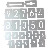 HENUO 坡度标字模 PDB-ZM 套