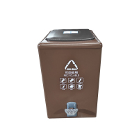 洵晟 垃圾桶 浅咖/个