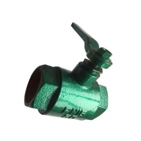 伟鹏双兴 绿色烤漆铸铁内丝球阀 DN100(4寸) 个