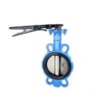 伟鹏双兴 手柄铸铁对夹式蝶阀 DN80乙丙/球墨阀板 台