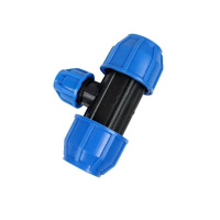 伟鹏双兴 PE快接变径三通 40*32蓝帽 个