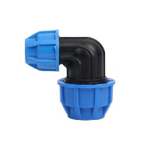 伟鹏双兴 PE变径快接弯头 25*20黑色 个