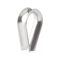 伟鹏双兴 304不锈钢鸡心环钢丝绳保护套 M12 个