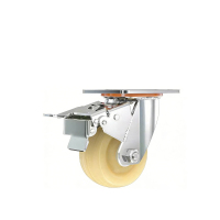 锴晟 万向轮 推车轮 承重脚轮 4寸 重型 尼龙轮 刹车 个