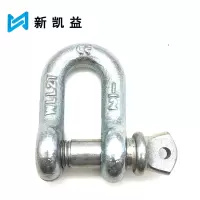 新凯益 U型螺栓款镀锌卸扣 2T(1/2