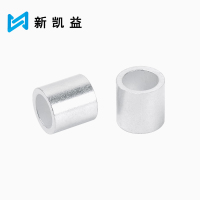 新凯益 钢丝绳用圆形铝套铝夹头 圆形铝套M2.5 个