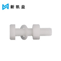 新凯益 尼龙外六角螺栓 M4*10 套