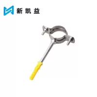 新凯益 半钢尖尾吊码卡箍 40mm 个