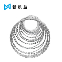 新凯益 双螺旋滚笼刀片刺绳 圈径30cm 米