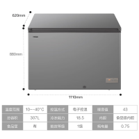 海尔(Haier)BC/BD-307HEM 冷冻速冻柜深冷海鲜商用卧式节能