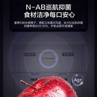 海尔立式冰柜家用 冷藏冷冻保鲜柜单门冰箱风冷无霜母婴母乳储藏冷柜一级节能 BD-171WGHECZ